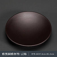 Бакелитовая подставка подстаканник круглая, подставки для чая, для чайной церемонии в японском стиле кунг-фу
