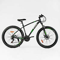 Горный алюминиевый велосипед Corso Hi Race Pro 27,5" рама 17" Shimano 21S, собран в коробке на 75%