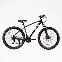 Спортивний велосипед Corso "HI RACE PRO" 27,5" рама 17" алюмінієвий, Shimano 21S, зібраний на 75%
