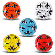 М'яч футбольний арт. FB2431 (100шт) №4, PVC, 200 грам, MIX 3 кольори, сітка+голка