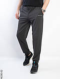2300-32 Спортивні штани чоловічі на манжеті двунитка батал (5 од: 50,52,54,56,58), фото 5