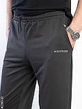 2300-32 Спортивні штани чоловічі на манжеті двунитка батал (5 од: 50,52,54,56,58), фото 3
