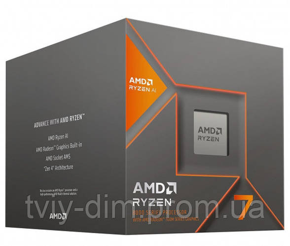 Процессор AMD (AM5) Ryzen 7 8700G, Box, 8x4.2 GHz (Turbo Boost 5.1 GHz ...