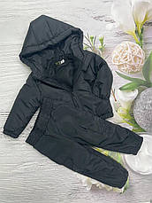 Дитячий демісезонний костюм курточка та штани на флісі сезон Весна Осінь розмір 80-86 86-92 92-98 98-104, фото 3