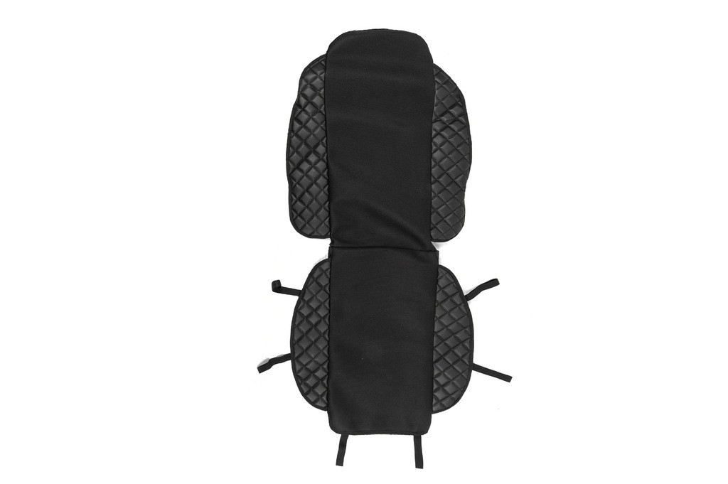 Накидка на сидіння ECO і тканина (1 шт, EcoBlack)