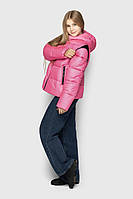 Демісезонна куртка-жилетка для дівчинки Крістал корал, розміри 128-158