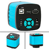 Електронний відеомікроскоп 48Мп 1-130X 1920х1080 кронштейн LED підсвічування, фото 7