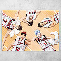 Аниме плакат постер "Баскетбол Куроко / Kuroko no Basket" №3