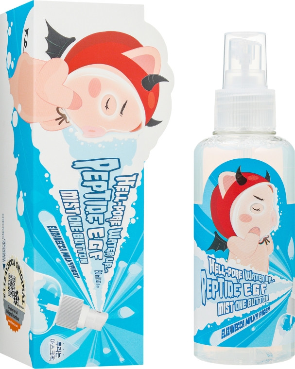Маска-міст для обличчя з пептидами Elizavecca Milky Piggy Hell-Pore Water Up Peptide EGF Mist One 150 мл