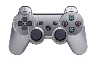 Бездротовий джойстик для PS3 SONY Wireless DUALSHOCK 3 Bluetooth геймпад ігровий USB Сріблястий