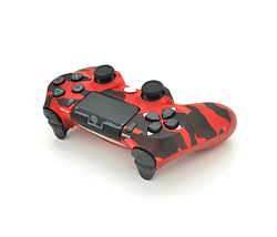 Бездротовий джойстик для PS4 SONY Wireless DUALSHOCK 4 Bluetooth геймпад ігровий USB Хакі/Червоний, фото 4