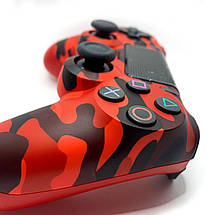 Бездротовий джойстик для PS4 SONY Wireless DUALSHOCK 4 Bluetooth геймпад ігровий USB Хакі/Червоний, фото 5