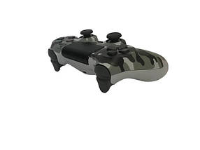 Бездротовий джойстик для PS4 SONY Wireless DUALSHOCK 4 Bluetooth геймпад ігровий USB Хакі/Сріблястий, фото 3