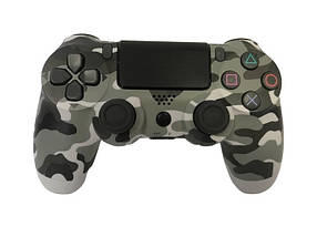 Бездротовий джойстик для PS4 SONY Wireless DUALSHOCK 4 Bluetooth геймпад ігровий USB Хакі/Сріблястий, фото 5