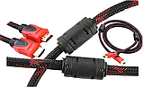 Кабель шнур Hdmi Hdmi 25 метів з фільтром у тканинній оболонці, фото 2