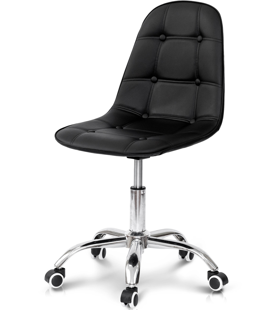 Стілець комп'ютерний Марсель екошкіра колір чорний ТМ Мікс Меблі