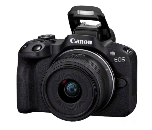 Бездзеркальний фотоапарат Canon EOS R50 kit RF-S 18-45mm IS STM Black (5811C033)