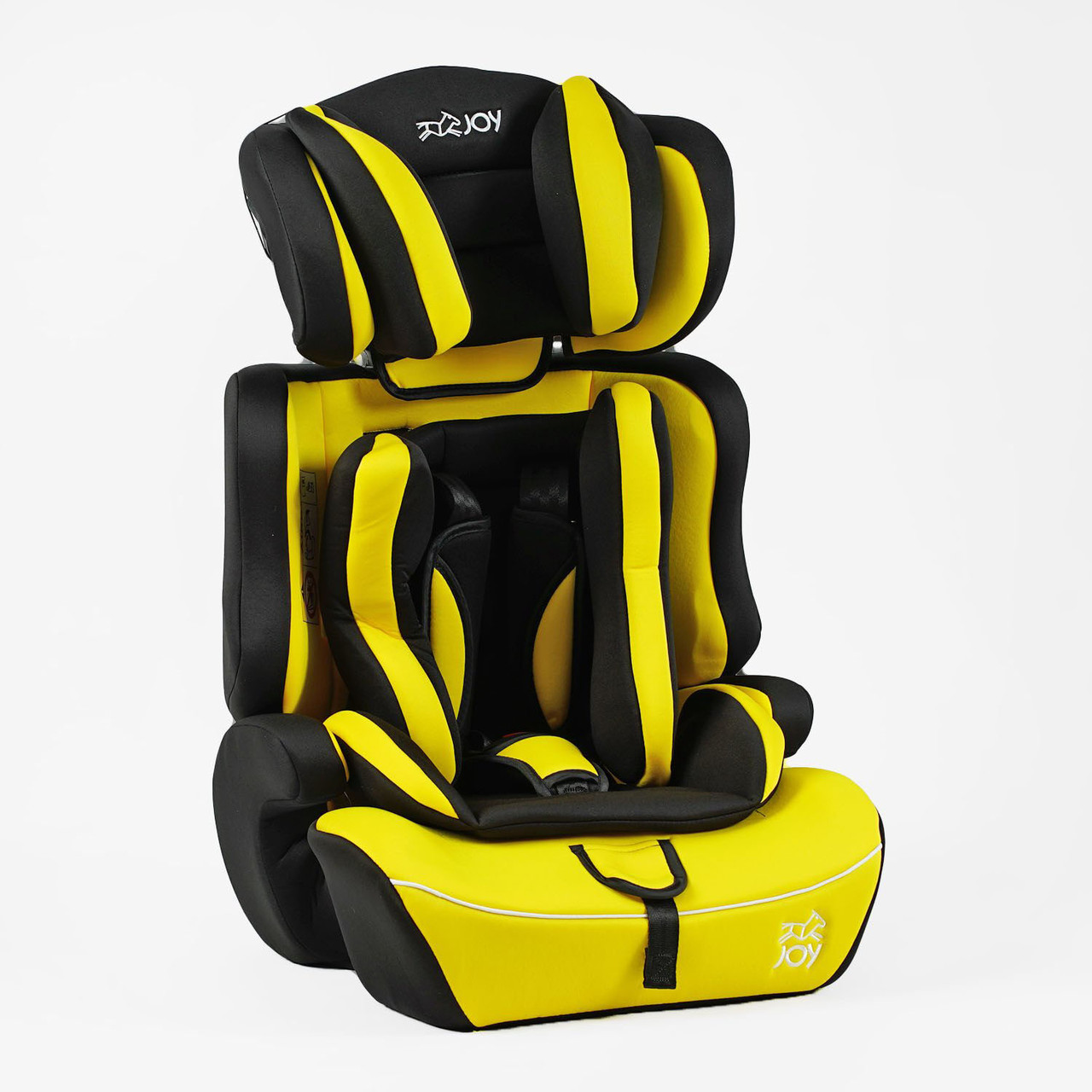 Автокрісло універсальне JOY TK-5540 з бустером колір жовтий група 1/2/3, вага дитини від 9-36 кг