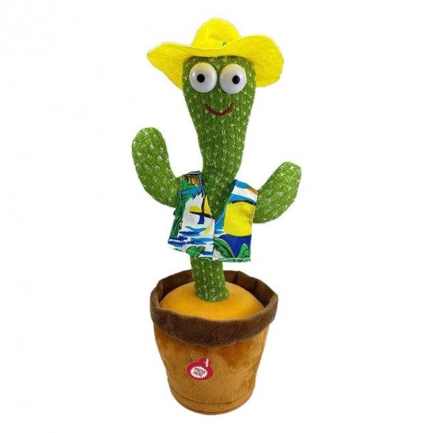Танцюючий кактус в одязі, музична іграшка, Dancing Cactus 199096