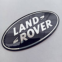 Емблема - знак Land Rover ленд ровер 86*43 мм чорний