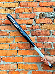 Бейсбольна біта PORSCHE Чорна з білою ручкою