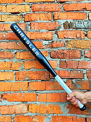 Бейсбольна біта CHRYSLER Чорна з білою ручкою