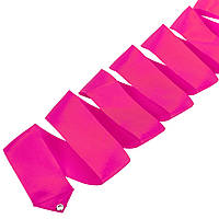 Стрічка для художньої гімнастики Lingo C-5517 6м рожевий