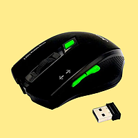 Беспроводная аккумуляторная мышь JEDEL W400 1600dpi мышка Чёрная