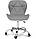 Стілець комп'ютерний Рокі екошкіра колір сірий і білий ТМ Мікс Мебель, фото 2