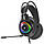 Навушники дротові ігрові GH-01 Gaming LED 8889, чорні, фото 2