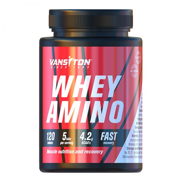 Амінокислоти Whey Amino (120 табл.) Vansiton