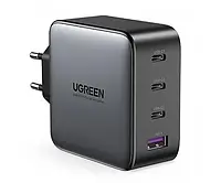 Зарядное устройство 4xUSB 100W GaN (3хUSB-C+USB-A) + Cable CD226 Серый Ugreen