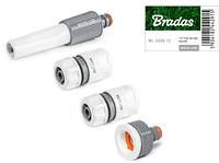 Комплект 4 элемента на шланг 1/2" WHITE LINE Bradas WL-5500-12