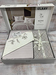 Постільний комплект білизни Clasy ранфорс підковдра:200/220 простирадл:240/260 Туреччина