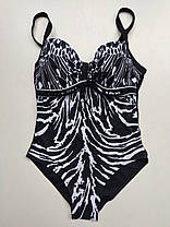 Злити жіночий купальник Z.Five 55585 чорний 48 50 52 54 56 український розмір, фото 5