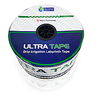 Капельная лента щелевая Ultra Tape шаг 30 см - 200 метров., 1,3 л/ч