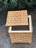 Плетений пуфик з лози «Мрія", фото 4