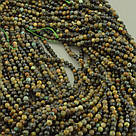 Нитка Хризоколла 39 см. 3 мм. (Без замка), фото 2