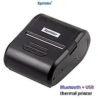 Мобільний принтер чеков Xprinter XP-P210 Bluetooth+USB 58мм, без обреза