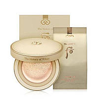 The History of Whoo Gongjinhyang Mi Luxury Golden Cushion Glow SPF 50+ PA+++/ Кушон 13 г + 13 г (запасной блок