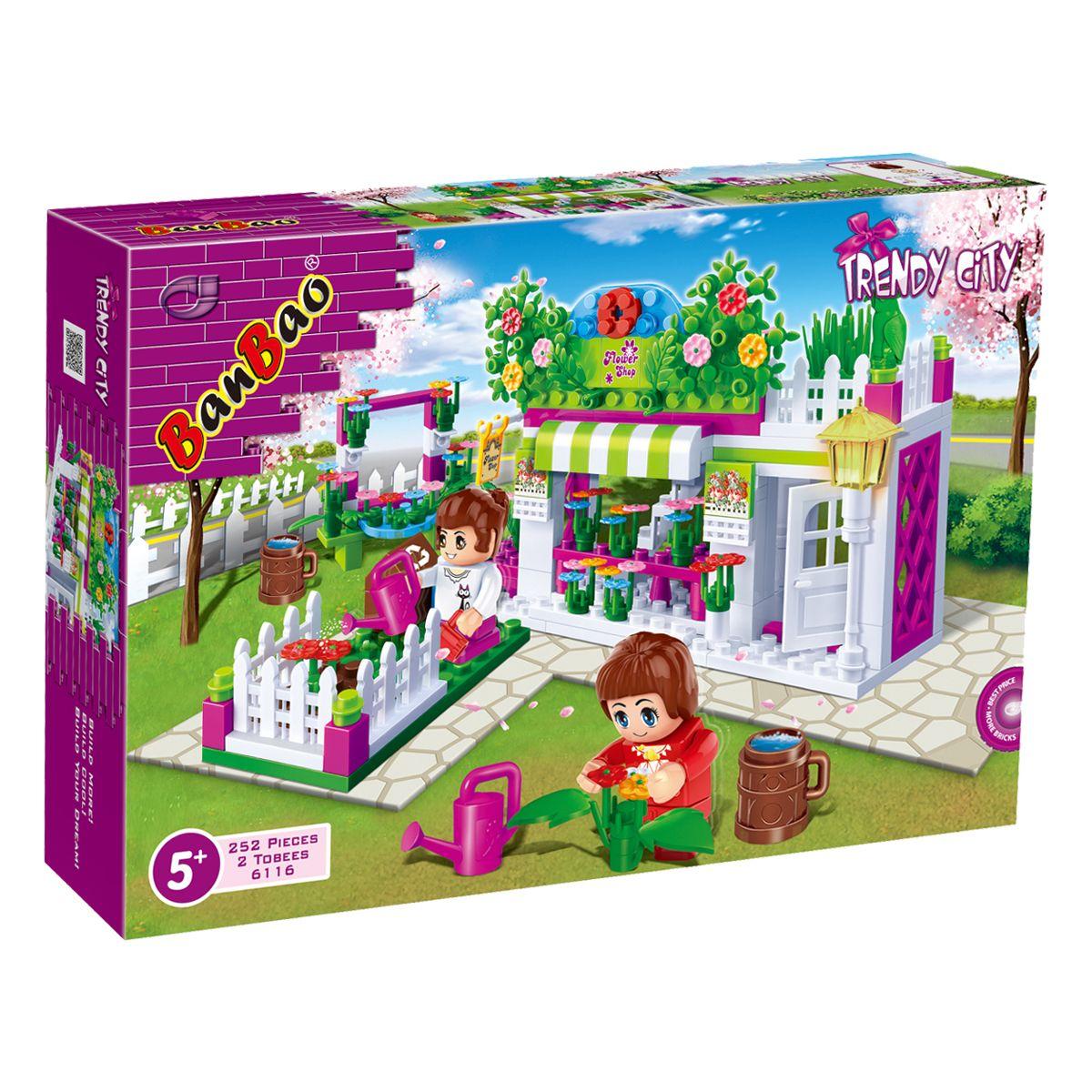 Конструктор "Квіткова крамниця", 252 деталі, BanBao (6116), фото 1