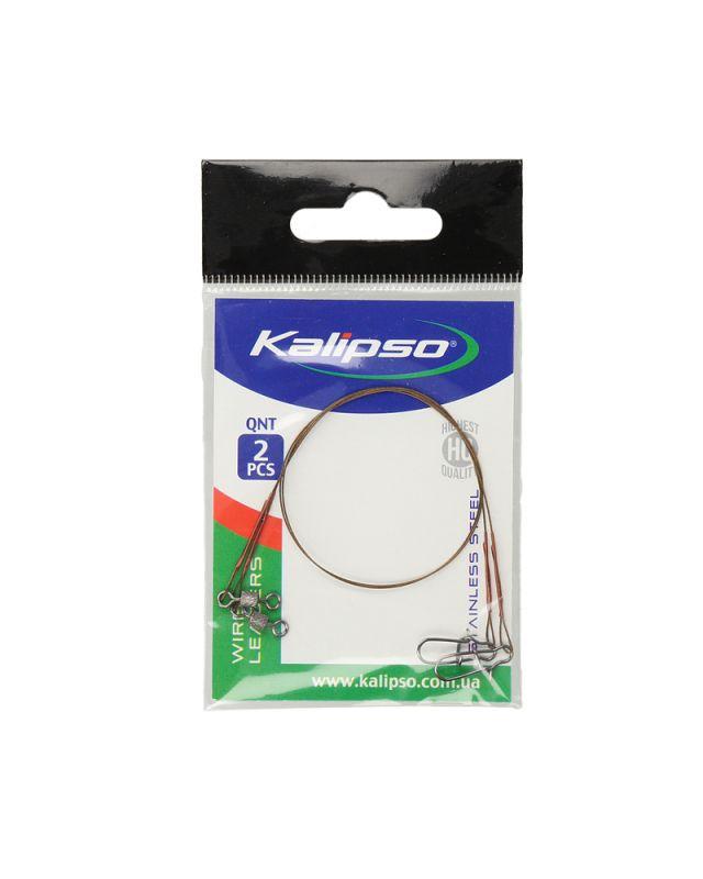 Повідець сталевий плетений Kalipso 1x7 15кг 30см (2шт)
