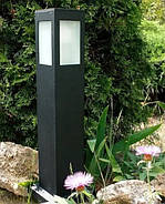 Садовий світильник Е27 садово-парковий світильник ландшафтний стовпчик під лампу патрон Е27 60Вт KAVAK/SQ-3, фото 4