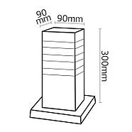 Садовий світильник Е27 садово-парковий світильник ландшафтний стовпчик під лампу Е27 60Вт IP44 30 см PALMERA/S2", фото 3