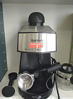 Электрическая кофеварка rainberg бытовая профессиональная, Электро кофеварка с капучинатором качественная для
