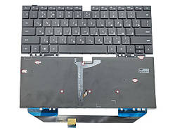 Клавіатура для Huawei MateBook X Pro W19C W19B W29C MACH-W19 (RU Black з підсвічуванням)