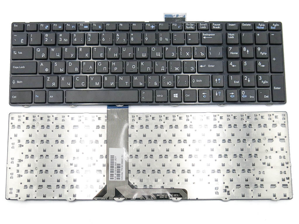 Клавіатура для MSI GE60, GE70, GP60, GP70, CR61, CR70, CX70 (RU black).