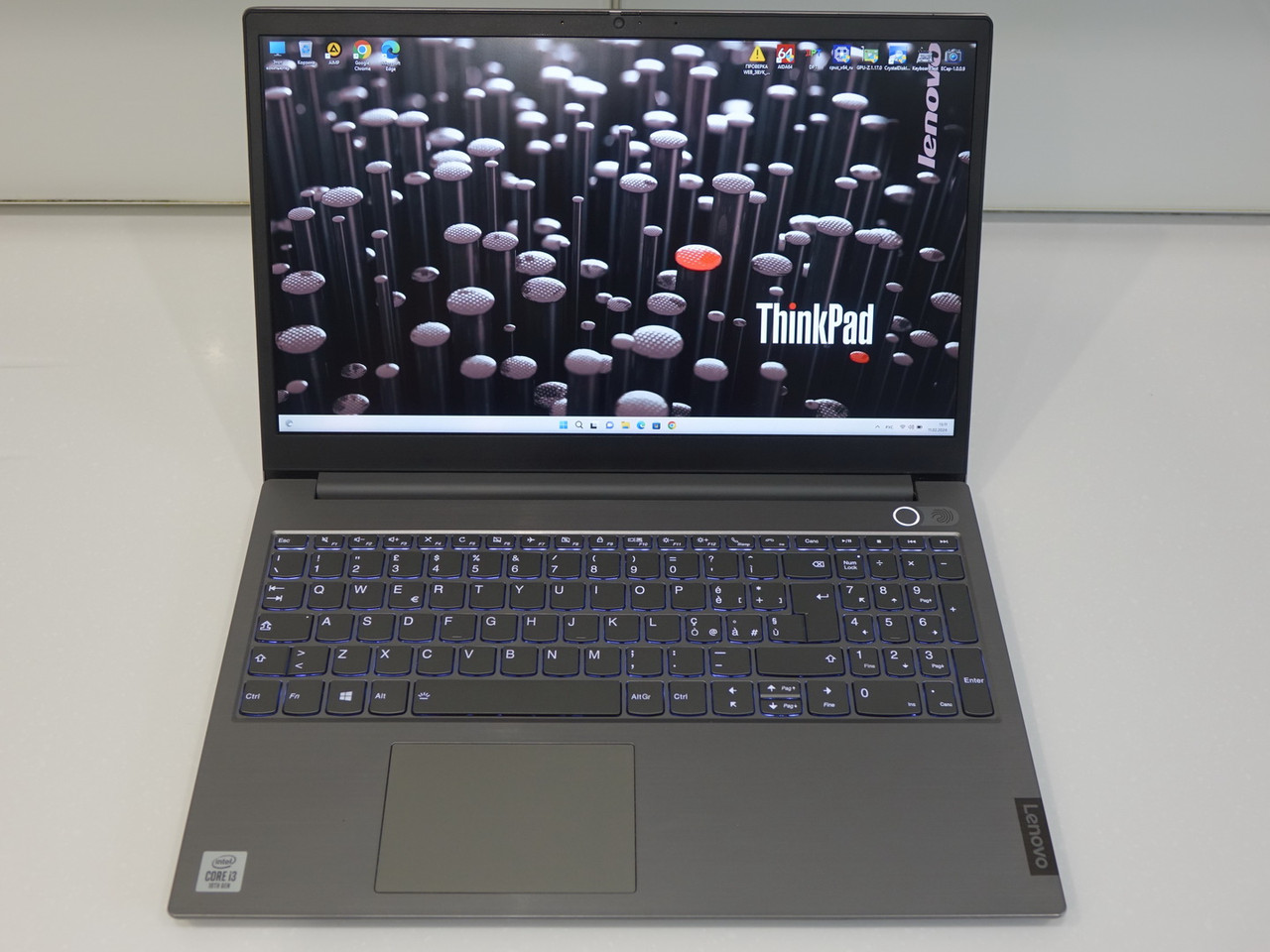 Ноутбук LENOVO ThinkBook 15-IML, 15.6 FHD IPS, i3-10110U 4.1GHz, 16gb, 512gb ssd, Win11