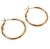 Серьги кольца Xuping 25х2 мм кс219