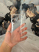 Чехол прозрачный для Tecno Spark 10 BG6 накладка прозрачная с бронь углами на техно спарк 10